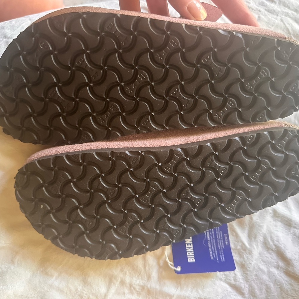 Birkenstock Stussy Soft Pink Suede Boston. Never worn. - Picture 7 of 7
